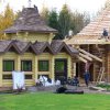 Беседка из кедра. База отдыха.