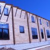 Частный дом из клеёного бруса в элитном поселке Заозёрье Нижегородской области. Окна устанавливаются в черновую коробку.